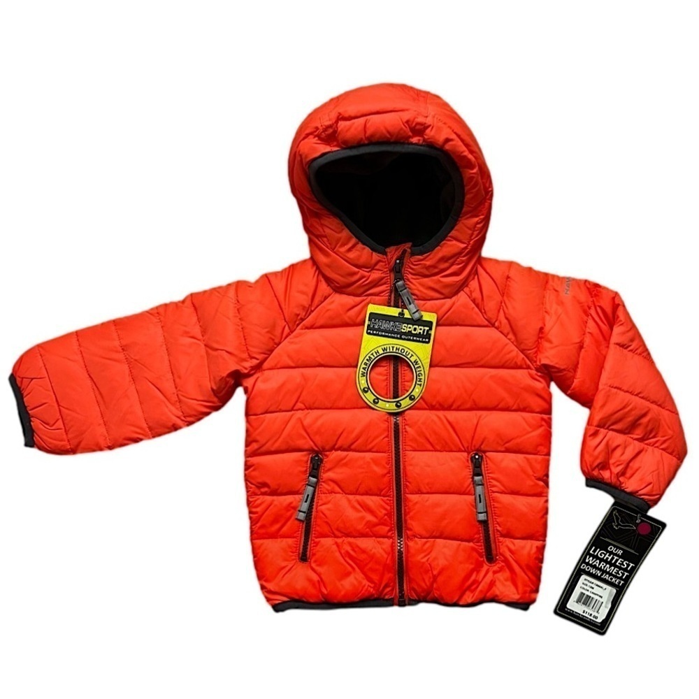 Hawke&Co Toddler Boys Windproof Down Jacket Lightweight Nylon Shell sz.12 mos